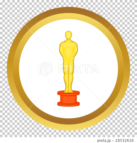Cinema gold award vector icon 28532616
