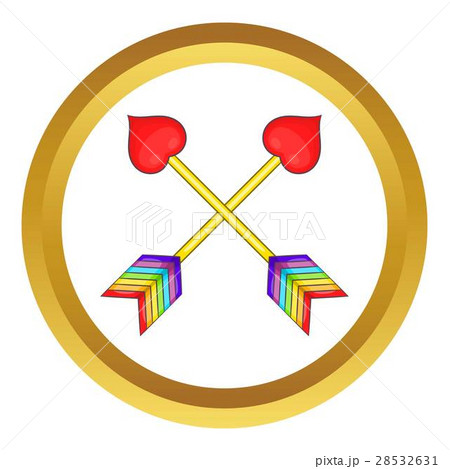 Two arrows LGBT vector icon Two arrows LGBT vector icon 28532631
