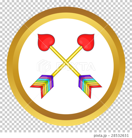 Two arrows LGBT vector icon Two arrows LGBT vector icon 28532631