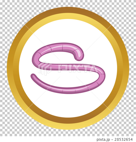 Roundworm vector icon 28532654