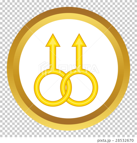 Two male sign vector icon Two male sign vector icon 28532670