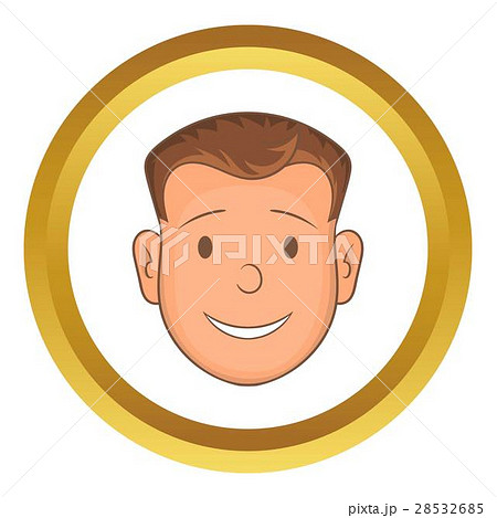 Male face vector icon Male face vector icon 28532685