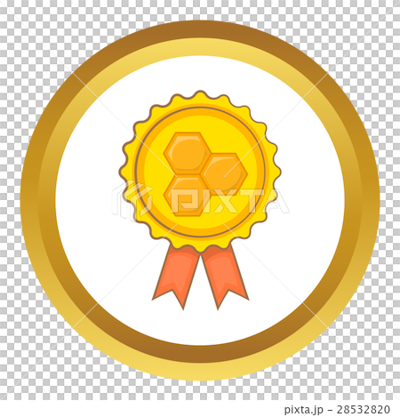 Sign of quality honey vector icon 28532820