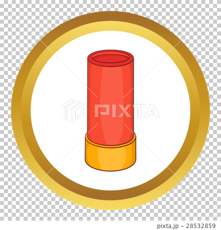 Shotgun Shell Vector Iconのイラスト素材