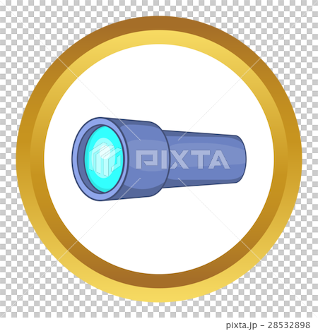 Monocular vector icon 28532898