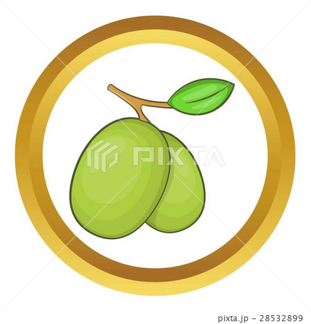 Olive branch vector icon Olive branch vector icon 28532899