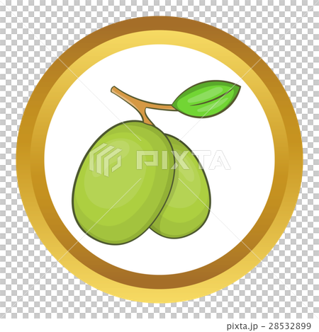 Olive branch vector icon 28532899