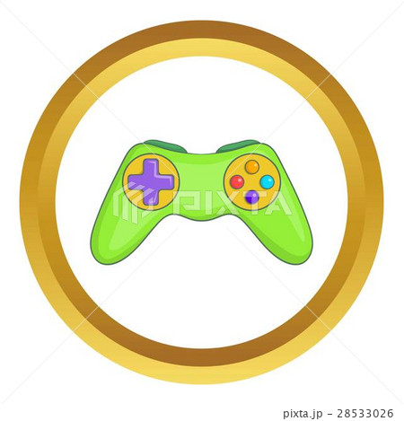 Game controller vector icon Game controller vector icon 28533026