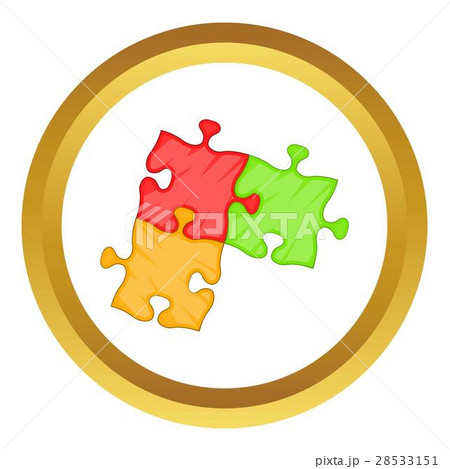 Puzzle piece vector icon Puzzle piece vector icon 28533151