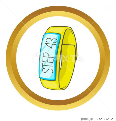 Pedometer vector icon Pedometer vector icon 28533212
