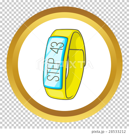 Pedometer vector icon Pedometer vector icon 28533212