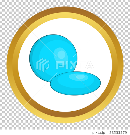 Contact lens vector icon Contact lens vector icon 28533379