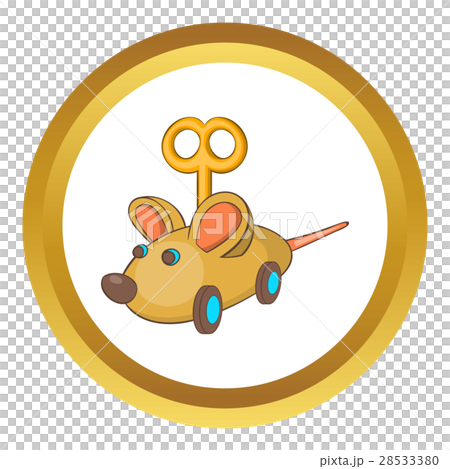 Clockwork mouse vector icon 28533380