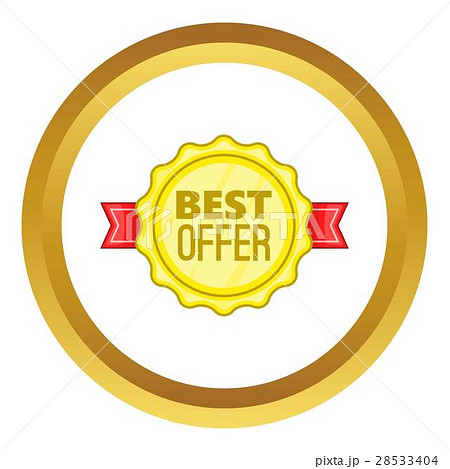 Best offer label vector icon Best offer label vector icon 28533404