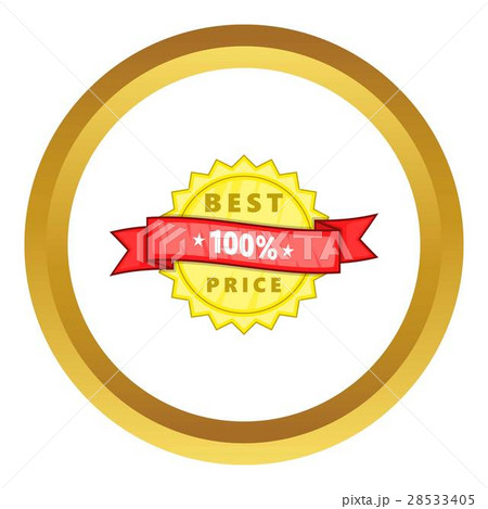 Best price rosette vector icon Best price rosette vector icon 28533405