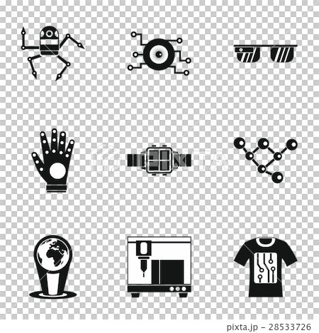 Electronic devices of future icons set Electronic devices of future icons set 28533726