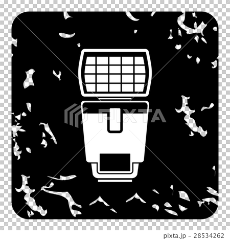 Lighting flash icon, grunge style 28534262