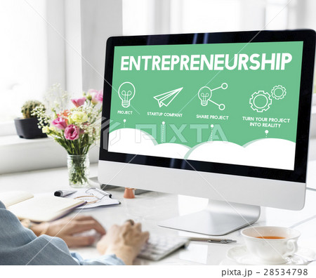 Crowdfunding Startup Business Crowdsourcing Cooperation Graphic Concept 28534798