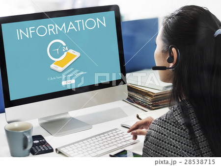 Customer Service Contact Us Support Information Concept 28538715