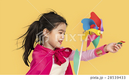 Superhero Kid Girl Windmill Concept Superhero Kid Girl Windmill Concept 28539433