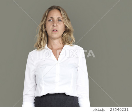 Business Woman Cool Looking Concept Business Woman Cool Looking Concept 28540231