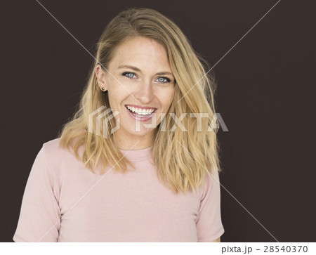 Caucasion Woman Casual Confident Concept 28540370