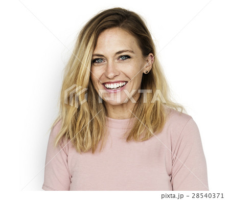 Caucasion Woman Casual Confident Concept 28540371