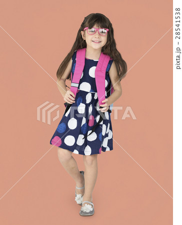 Little Girl Having Fun Portrait Little Girl Having Fun Portrait 28541538