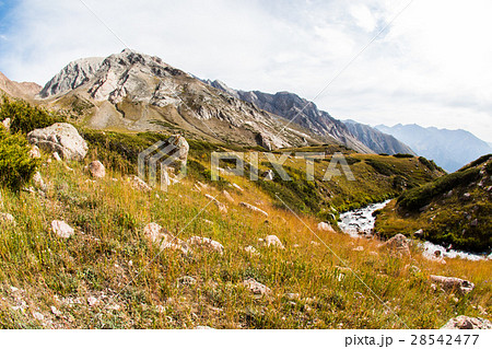 view of the beautiful valley in the mountains Tien 28542477