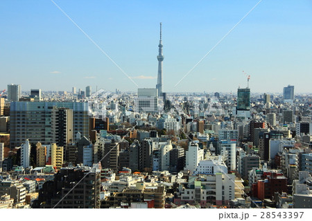 文京シビックセンターから見た東京の風景 28543397
