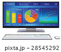 Website analitycs on desktop PC screen 28545292