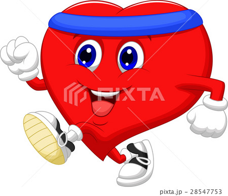 Heart running to keep healthy Heart running to keep healthy 28547753