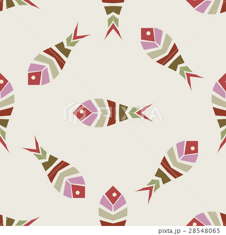 Flock of fish mosaic seamless pattern Flock of fish mosaic seamless pattern 28548065