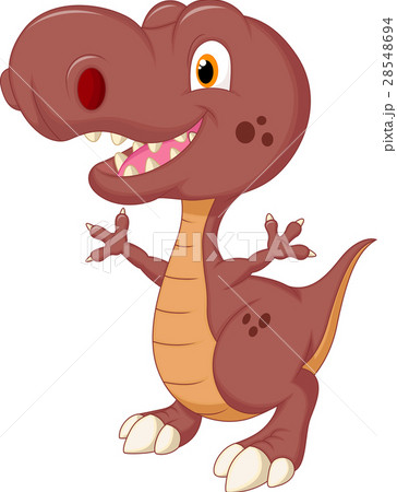 Cute dinosaur cartoon 28548694