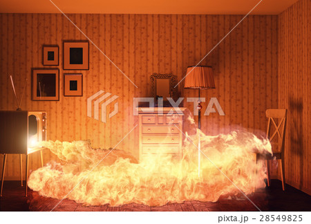fire in the tv 28549825