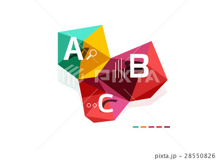 ABC infographics vectorのイラスト素材 [28550826] - PIXTA