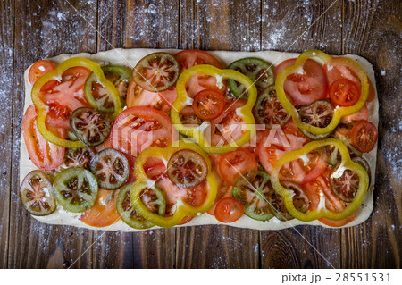 Homemade pie preparation recipe. Dough with cheese Homemade pie preparation recipe. Dough with cheese 28551531