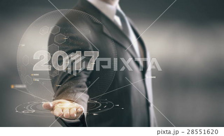 2017 Businessman Holding in Hand New technologies 28551620
