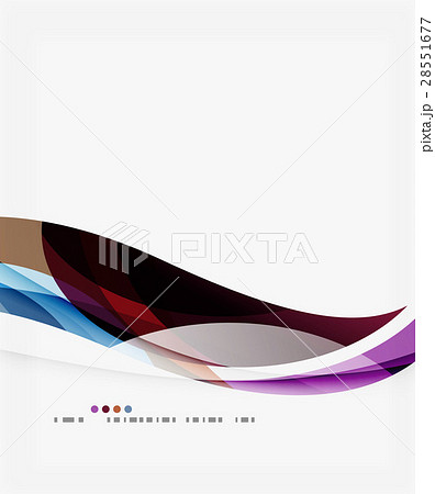 Modern geometric wavy shapes on light Modern geometric wavy shapes on light 28551677