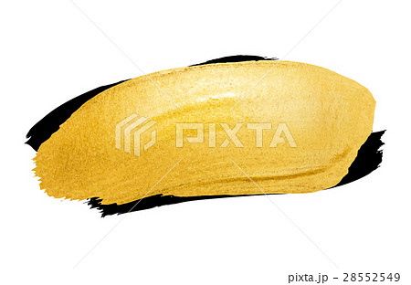 Vector golden brush stroke for you amazing design 28552549