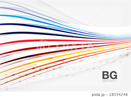 Wave lines abstract background 28554248