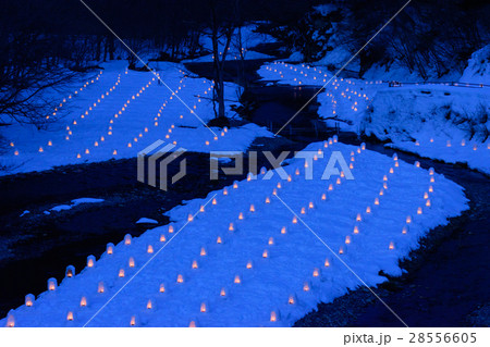 栃木　日光　湯西川温泉のかまくら 28556605