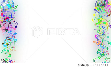 Abstract Background with Colorful Music notes. 28556813