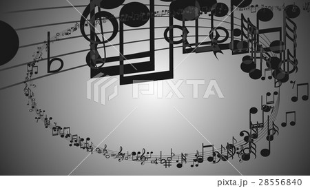Abstract Background with Colorful Music notes. 28556840