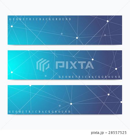 Modern set of vector banners. Geometric abstract Modern set of vector banners. Geometric abstract 28557525