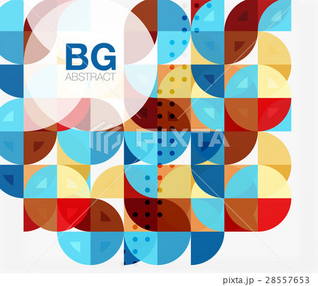 Vector geometric circle abstract background 28557653