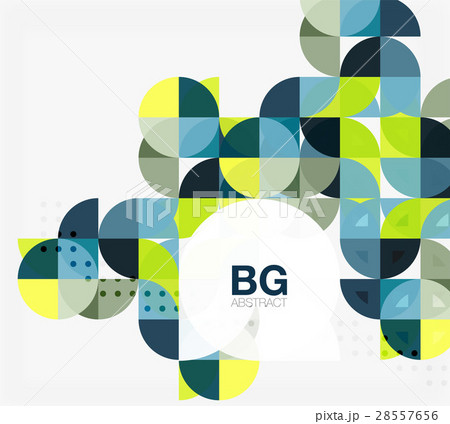 Vector geometric circle abstract background 28557656
