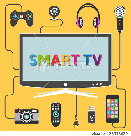 Smart tv with connected digital devices 28558829