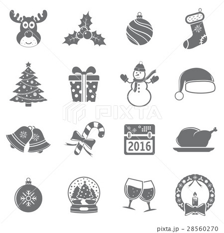 Christmas icons collection 28560270
