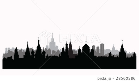 Moscow city skyline. Russian urban landscape. Moscow city skyline. Russian urban landscape. 28560586
